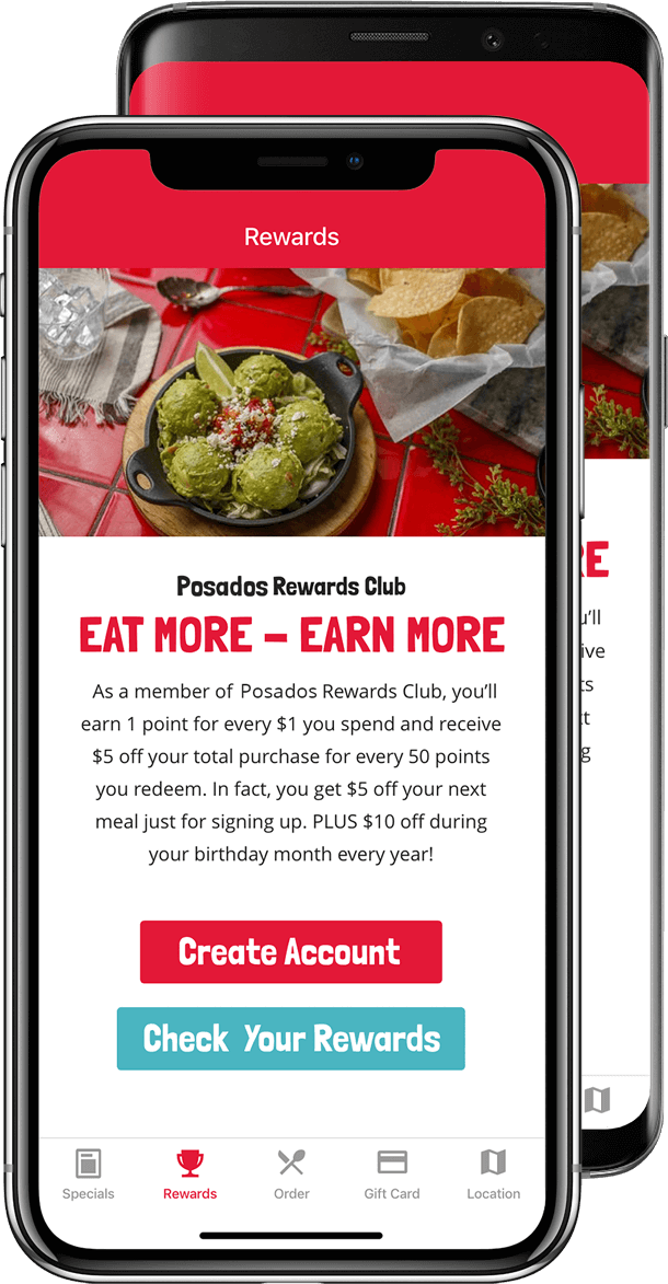 Posados App on iPhone and Android